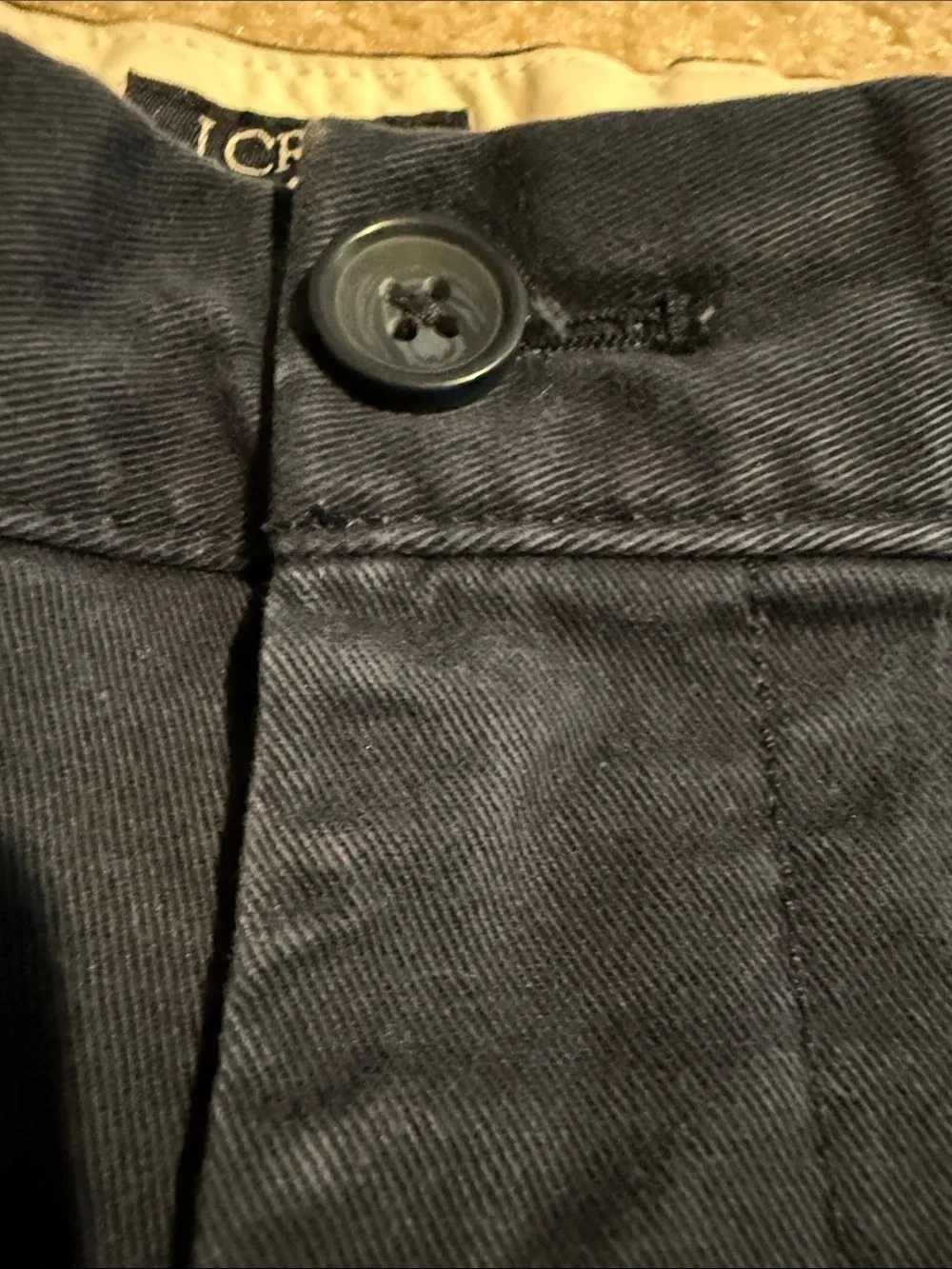 J. Crew Navy Straight-Fit Chino Pants